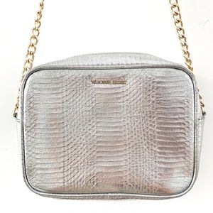 Victoria’s Secret Embossed Silver Chain Crossbody
